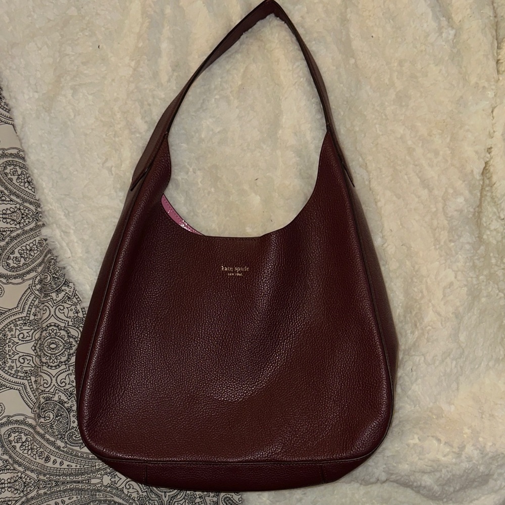 Kate Spade Deep Red Hobo Bag